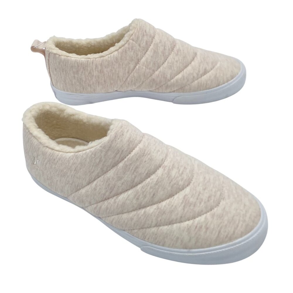 Hurley Arlo Puff Natural/ Cream Slip On Sneakers